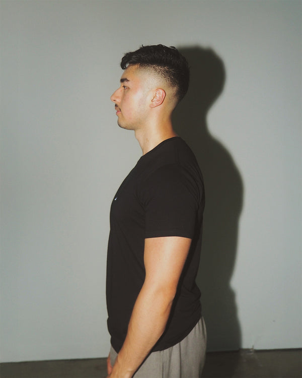 Eco-friendly men’s activewear tee made with 100% organic cotton.